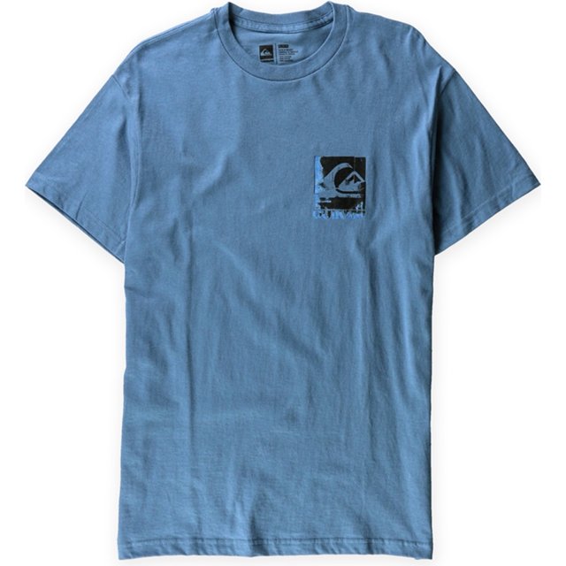 Camiseta gráfica Quiksilver Sick Fit Hombre azul grande