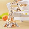 thumbnail image 3 of Rhinestone Eiffel Tower Shaped Keychain, Cute Crystal Eiffel Tower Keyring, Pendants for Purse or Other Craft Project (Size: Approx 4.5*3.5cm / 1.77"*1.38"), 3 of 6