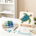 thumbnail image 2 of Sea Glass Art Kits Mosaic Kits for Adults, Stained Glass Arts and Crafts, Marine Animals Theme Arts and Crafts, Resin Kit for Beginners, Bookshelf, Wall, Windowsill, 2 of 6