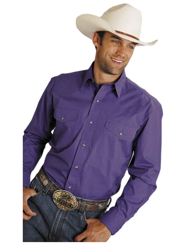 Roper - Western Shirt Mens L/S Snap 