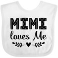 thumbnail image 3 of Inktastic Mimi Loves Me Baby Clothes Girl Girls Baby Bib, 3 of 4