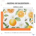 thumbnail image 6 of Yayeee Doormat for Indoor Entrance 32" x 20" Non Slippery Floor Rug, Orange Bees, 6 of 8