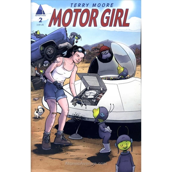 Motor Girl #2 VF ; Abstract Comic Book