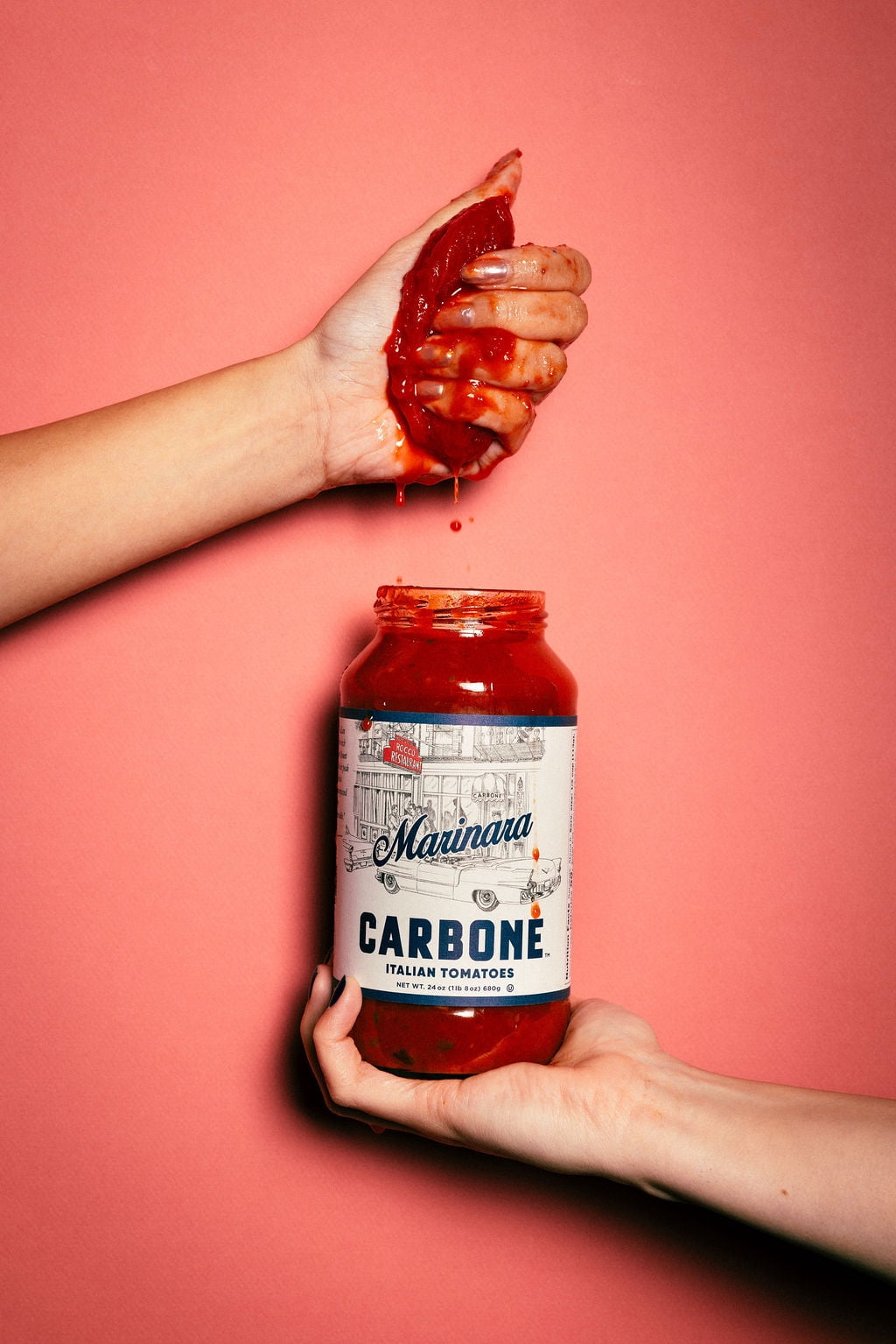 Beautiful 10-in-1 Multi-Cooker, Tomato Red with Carbone Marinara Sauce