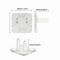 thumbnail image 5 of Wall Outlet Plug Covers for Baby Safety, 50 Pack Clear Childproof Electrical Protectors, 5 of 7