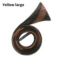 thumbnail image 2 of Dalazy Couvercle de Tube de Filet de Canne à Poisson Gants Cannes à Pêche Outil de Rotation Résistant à l'Usure Gaine de Protection Extérieur Jaune/l, 2 of 6