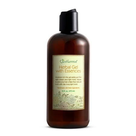 Just Nutritive Herbal Styling Gel Nourish and Control Frizz & Curls All Hair Types Unisex 16oz