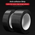 thumbnail image 2 of iaksohdu 1 Roll Anti-collision Strip Anti-scratch Carbon Fiber Texture 5D Car Door Sill Bumper Sticker Protector for Vehicle, 2 of 8