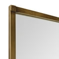 thumbnail image 6 of Brushed Gold Metal Framed Rectangular Wall Mirror, 80"x40", 6 of 13