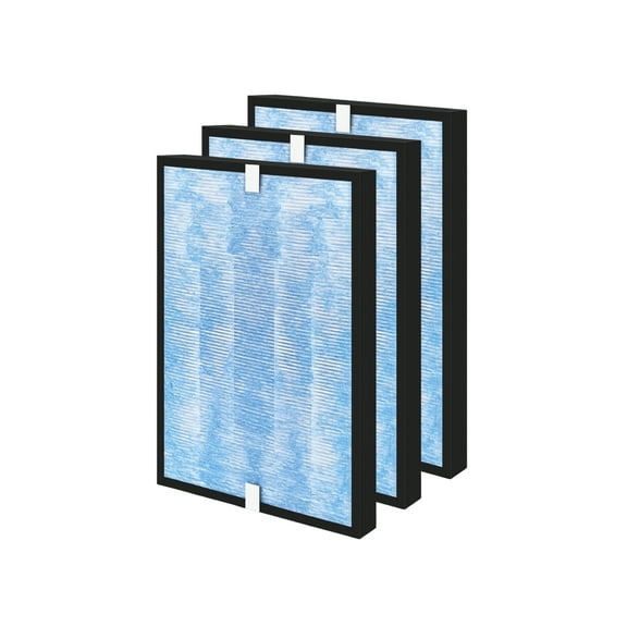 Nispira True HEPA with Activated Carbon Pre Filter Replacement Compatible with Membrane Solutions MSA3 Air Purifier, 3 Packs