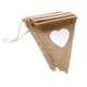 thumbnail image 4 of Banderín de arpillera para el Día de San Valentín, banderines de arpillera con forma de corazón, banderín de lino de amor, banderines colgantes con fo, 4 of 9