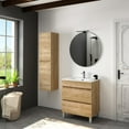 thumbnail image 6 of Ws Bath Collections Menta COL01 WE Menta 55-1/8" Engineered Wood Wall Mounted Bathroom, 6 of 7