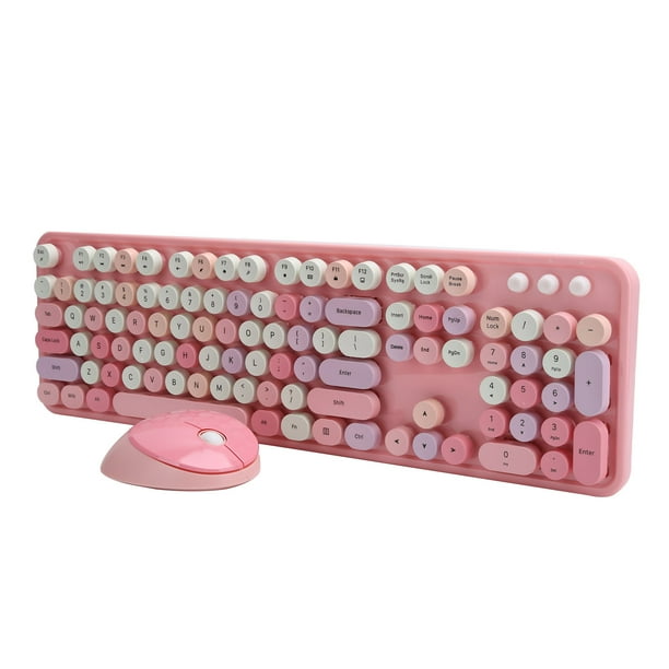 Teclado inalambrico teclado de computadora teclado mouse escritorio 104 teclas teclado para PC para computadora LHCER Descripcion de la referencia Walmart en linea
