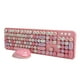 thumbnail image 3 of Juego de teclado y mouse inalámbricos Sincero color rosa mezclado, 3 of 10