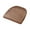 Brown, variant on Horseshoe Chair Cushion Cotton Linen Blend 18x18in Non-Slip Home Office Seat Pad Breathable All-Season