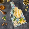 thumbnail image 5 of Watercolor Cutting Board, Hand Painted Style Floating Hot Air Balloons Clouds Print, Decorative Tempered Glass Cutting and Serving Board, Wine Bottle Shape, Blue Pink Coral, by Ambesonne, 5 of 5