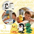thumbnail image 5 of Easter Wind Up Penguin Walking Egg Toy 3.74in Novelty Desk Decoration, Spring Party Favor Surprise Egg Tabletop Display, 5 of 5