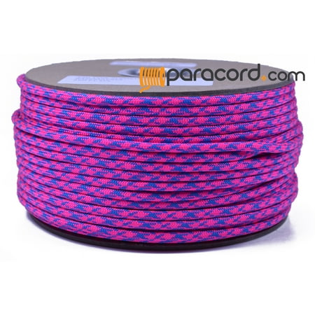 

Bored Paracord Brand 550 Type III Paracord - Razz Matazz - 250 Feet Spool