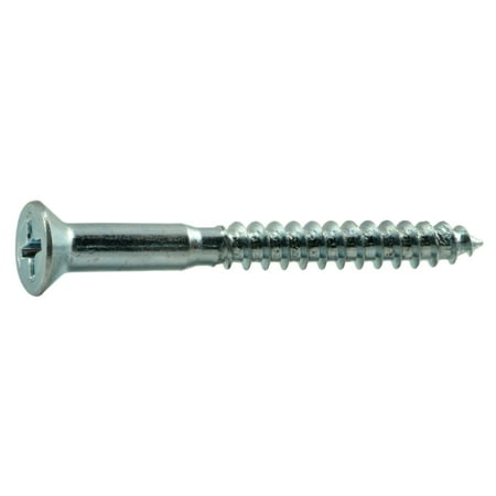 

#9 x 1-3/4 Zinc Phillips Flat Head Wood Screws WSFS-278 (100 pcs)
