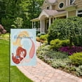 thumbnail image 5 of GZHJMY Cute Mermaid Baby Shower Garden Flag 12 x 18 Inch Vertical Double Sided Welcome Yard Garden Flag Seasonal Holiday Outdoor Decorative Flag for Patio Lawn Home Decor Farmhous Yard Flags, 5 of 6