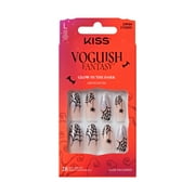 KISS Voguish Fantasy Halloween Press On Nails Almond, ‘Fear Festival’, Long, 28 Count