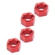 thumbnail image 2 of M Buder 7mm Hex Wheel Hubs Adaptador Profesional de Aleación de Aluminio para Coche RC FMS FCX24 1/24, Mejora de Rendimiento y Estabilidad, Rojo (0.28 inches / 0.7 cm), 2 of 9