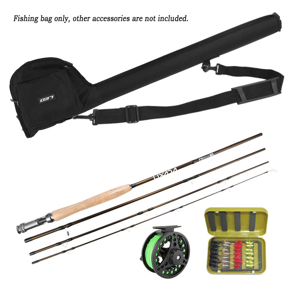RAD Sportz Fly-Fishing Rod & Reel Combo- Starter Set with Travel 