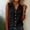 Black, variant on Women's Button down Shirts Summer Casual Sleeveless V Neck Blouses Solid Color Tank Tops Soft Lightweight Breathable Beach Clothes New Orange S