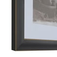 thumbnail image 3 of 1-1/2" Polystyrene Contemporary Picture Frame - by WholesaleArtsFrames-com 14x22 1011 Series - Black & Gold - Made In USA, 3 of 5