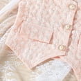 thumbnail image 7 of ITSAME Kids Girls Outfits 2-Piece, Lapel Button Up Vest and Shorts Summer Fashion Casual Clothes Set Pink Size 6, 7 of 7