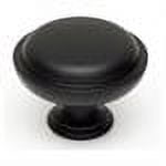 Alno A1146-MB 1-1/2" Cabinet Knob Matte Black