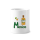 thumbnail image 1 of Bebida mexicana, bebida mexicana. Cepillo de dientes titular de la pluma Mug de ceramica blanca taza 350ml, 1 of 2