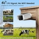 thumbnail image 5 of Cámara Solar 4G TUYA 1080P para Exteriores, Vigilancia con Detección PIR, Visión A Color, Batería Integrada, Seguridad para el Hogar, 5 of 8