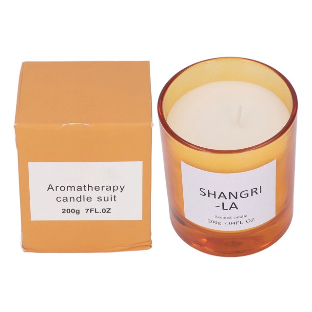 Scented Candle, Calming Effect Warm Rich Aroma Aromatherapy Candle For Home ANGGREK Shangri-la
