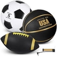 thumbnail image 1 of Juego de pelotas deportivas Sratte Soccer Basketball con bomba, 1 of 6
