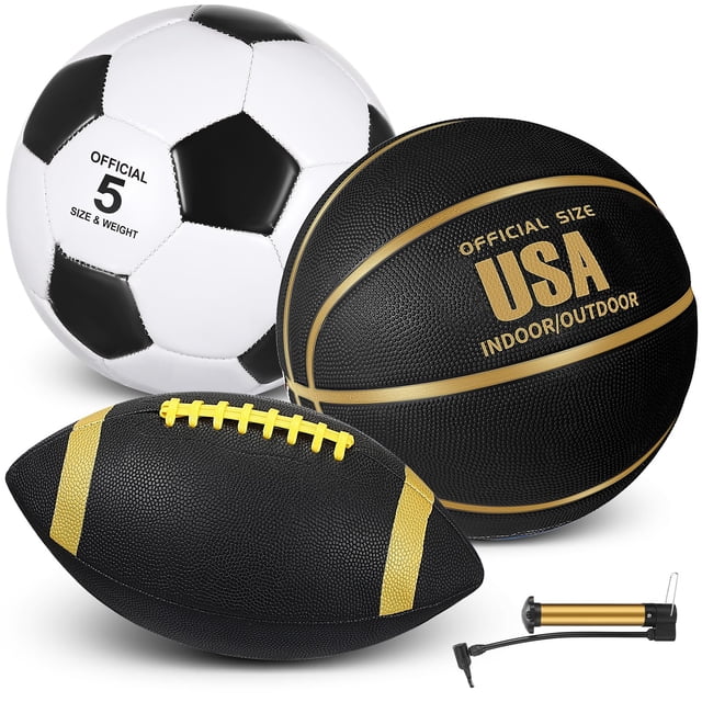 Juego de pelotas deportivas Sratte Soccer Basketball con bomba