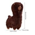 thumbnail image 2 of 10.2in Cute Realistic Alpaca Plush Toy, Soft Llama Stuffed Animal Figure, Simulation Animal Doll, Decorative Home Ornament, Creative Gift for Animal Lovers, 2 of 7