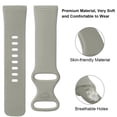 thumbnail image 4 of Breathable Sweatproof Solid Color Silicone Watch Strap Compatible with Smartwatch, 4 of 4