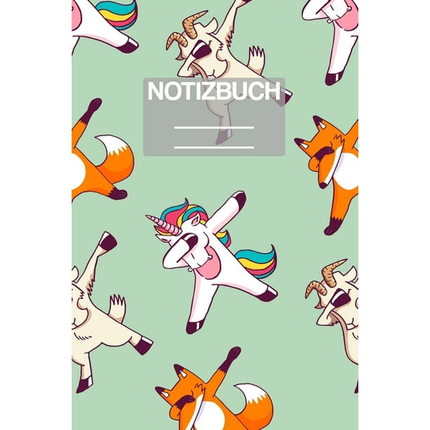Notizbuch A5 Muster Zeichnung Dab Dabbing Einhorn Unicorn Fuchs Fox Ziege 111 Seiten Extra Kalender Einzigartig Dotgrid Dotted Punktraster Geschenk Geschenkidee Paperback Walmart Com Walmart Com