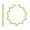 10K Yellow Gold, variant on FINE JEWELRY Sterling Silver Diamond Hoop Earrings (5/8 cttw, I2-I3 Clarity, I-J Color)