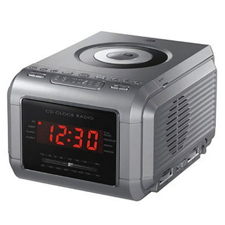 Durabrand CD Clock Radio w/ Alarm, CDR-1907