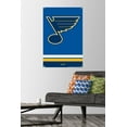 thumbnail image 2 of NHL St. Louis Blues - Logo 21 Wall Poster with Pushpins, 22.375" x 34", 2 of 6