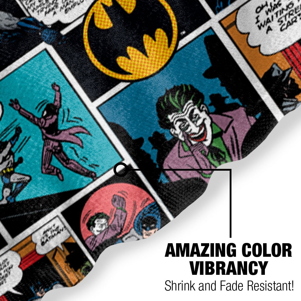 Batman Comic Pattern Officially Licensed Beach Towel 30' X 60'