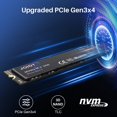 thumbnail image 2 of SSD JOIOT 1 TB PCIe 3.0x4 NVMe M.2 2280 interno negro, 2 of 7