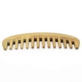 thumbnail image 4 of Onedor Handmade 100% Natural Green Sandalwood Hair Combs - Anti-Static Sandalwood Scent Natural Hair Detangler Wooden Comb (Oval Wide Tooth), 4 of 7