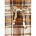 thumbnail image 3 of The Children's Place Girls Long Sleeve Plaid Shirt Dress, Sizes XS-XXL, 3 of 5