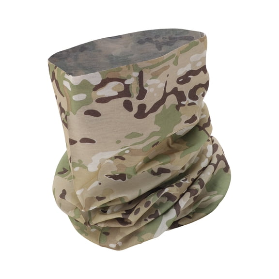 Unique Bargains 1 Pc Windproof Face Scarf Mask Face Mask for Outdoor Cycling Brown Green