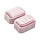 thumbnail image 2 of Caja de joyería, caja de regalo de joyería, caja de anillo, regalo para mujeres, caja de joyería decorativa portátil, contenedor, soporte organizador Rosa, 2 of 9