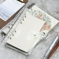 thumbnail image 3 of FlyFlise 1Pc Transparent PVC Clip File Folder Loose Notebook Sheet, 3 of 8