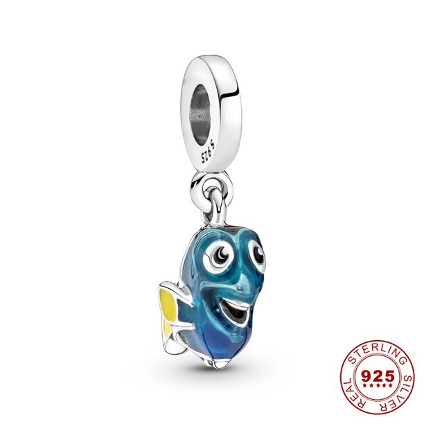 Abalorio de plata de 2023 para mujer, pulsera Pandora Original, accesorio de monstruo, fabricación de joyas, Herocros, Disney, Halloween, Coco, novedad de 925